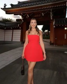 Odd Muse The Ultimate Muse Strapless Mini Dress Red Size S / AU 8 for rent on The Volte - image 4