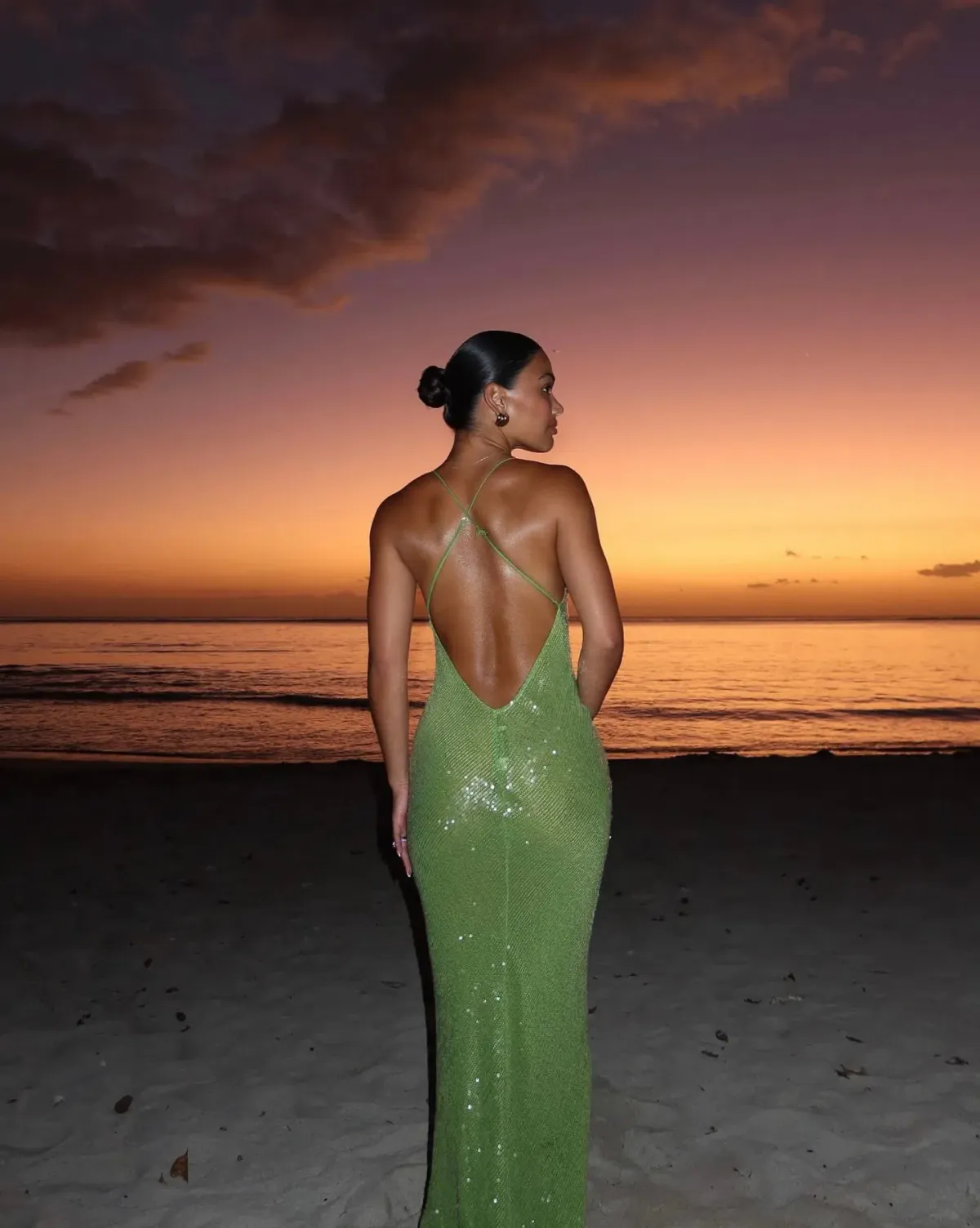 Rat & Boa Gaia Dress Green Size M / AU 10 - Image 5