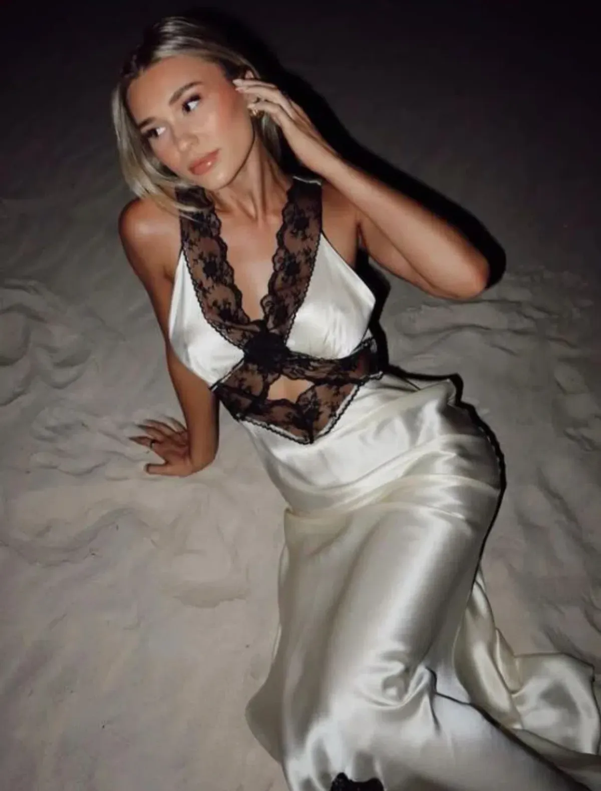 Sir The Label Aries Gown in Lemon Cream Size 3 / AU 12 - Image 4