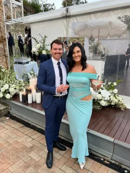 Benni Nico Maxi Dress- Blue- Size 10 for rent on The Volte - image 2