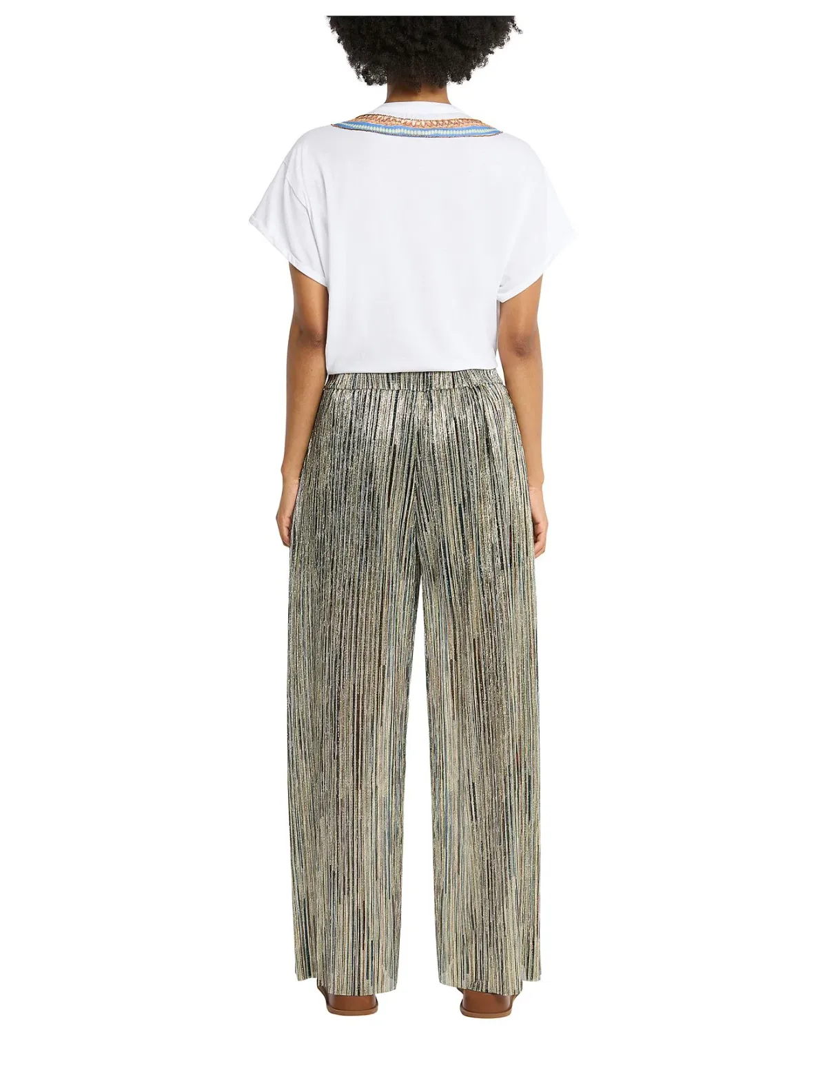 Sass & Bide Desert Moon Pant Metallic Size 16 - Image 2