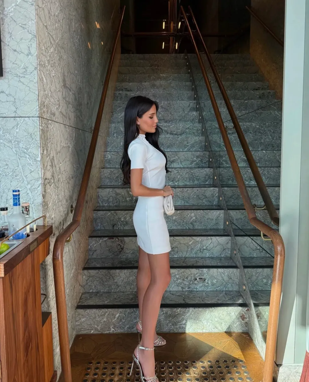 Scanlan Theodore Daisy Crepe Knit Top and Mini Skirt Set Cream Size 6 for rent on The Volte - main image