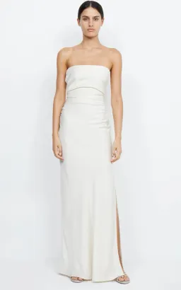 Bec & Bridge Eternity Strapless Maxi Dress Cream Size 10 for rent on The Volte - image 5