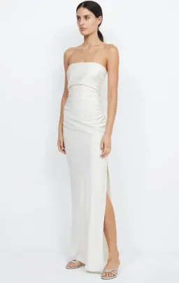Bec & Bridge Eternity Strapless Maxi Dress Cream Size 10 for rent on The Volte - image 2