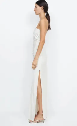 Bec & Bridge Eternity Strapless Maxi Dress Cream Size 10 for rent on The Volte - image 4