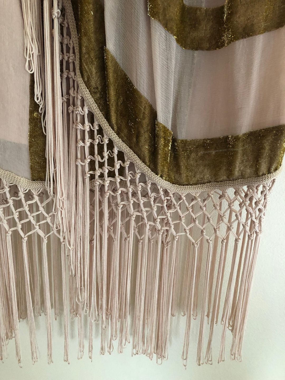 Alice mccall surrealist dress in pink and champagne. Size 12 for rent on The Volte - main image