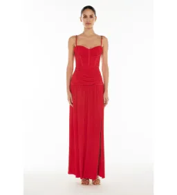 Manning Cartell Double Time Pleat Dress Red Size AU 10 for rent on The Volte - image 4