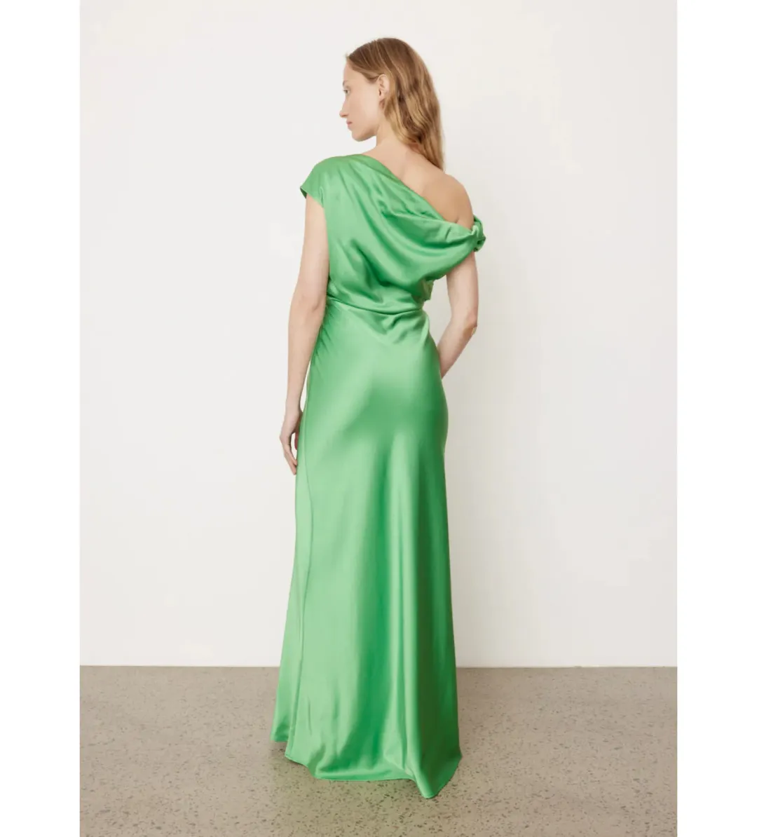 Paris Georgia 07 Davie Maxi Dress in Basil Size AU 8 for rent on The Volte - main image