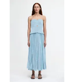 Acler Avonlea Midi Dress in Celeste Blue Size AU 10 for rent on The Volte - image 1