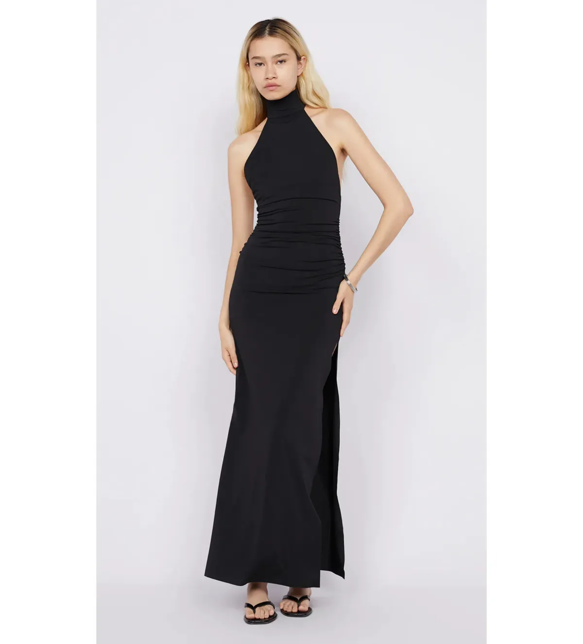 Bec & Bridge Larsen Racer Midi Dress Black Size XS / AU 6 for rent on The Volte - main image