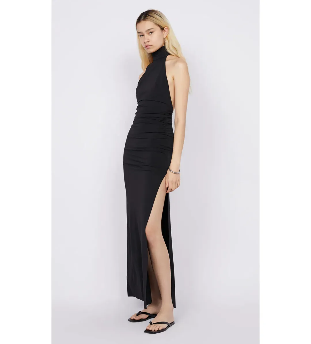 Bec & Bridge Larsen Racer Midi Dress Black Size XS / AU 6 for rent on The Volte - main image