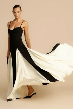Arcina Ori Paloma Dress Black/White Size AU 6 for rent on The Volte - image 2