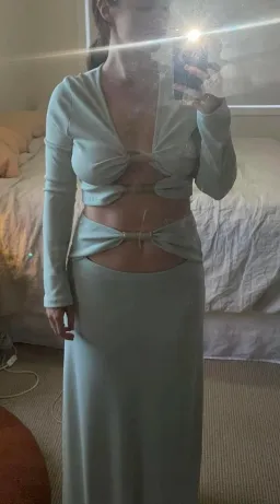 Christopher Esber Coiled Top and Skirt Set Mint Size 10 for rent on The Volte - image 2