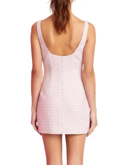 Bec & Bridge Check You Later Mini Dress Pink Size 10 for rent on The Volte - image 3