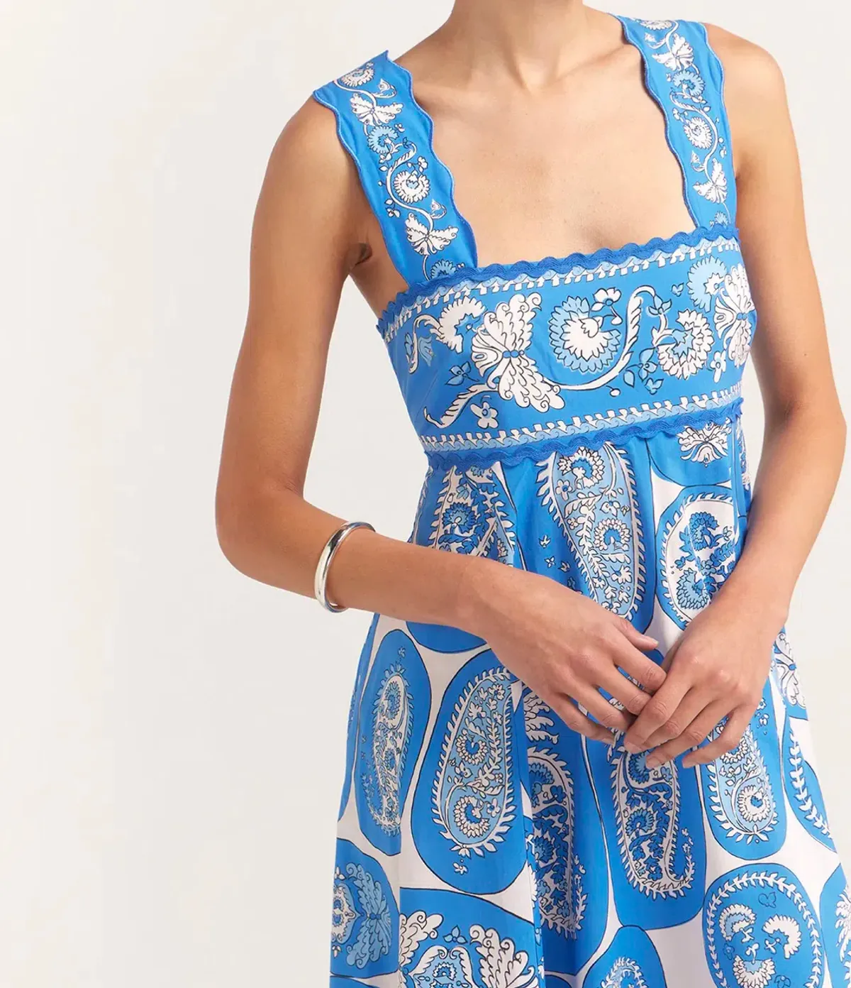 Alemais Dianna Summer Dress Blue Size 8 - Image 2