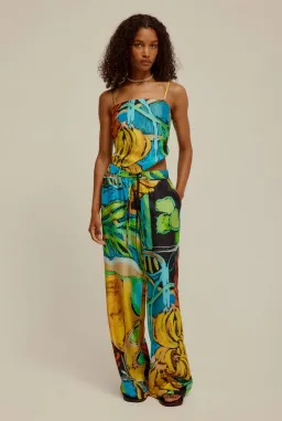 Venroy Jamaica Scene Top & Pant Set Print Size 8 for rent on The Volte - image 1