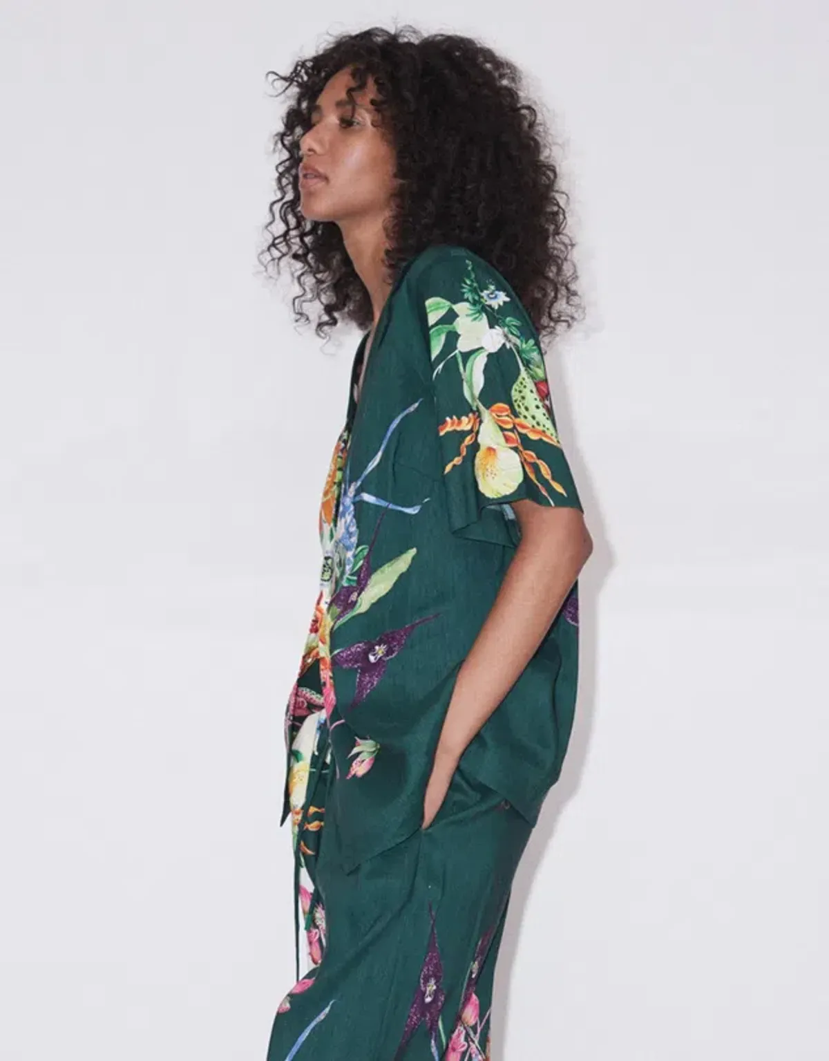 Alemais Aggie Shirt and Pants Set Floral Size 6 - Image 4