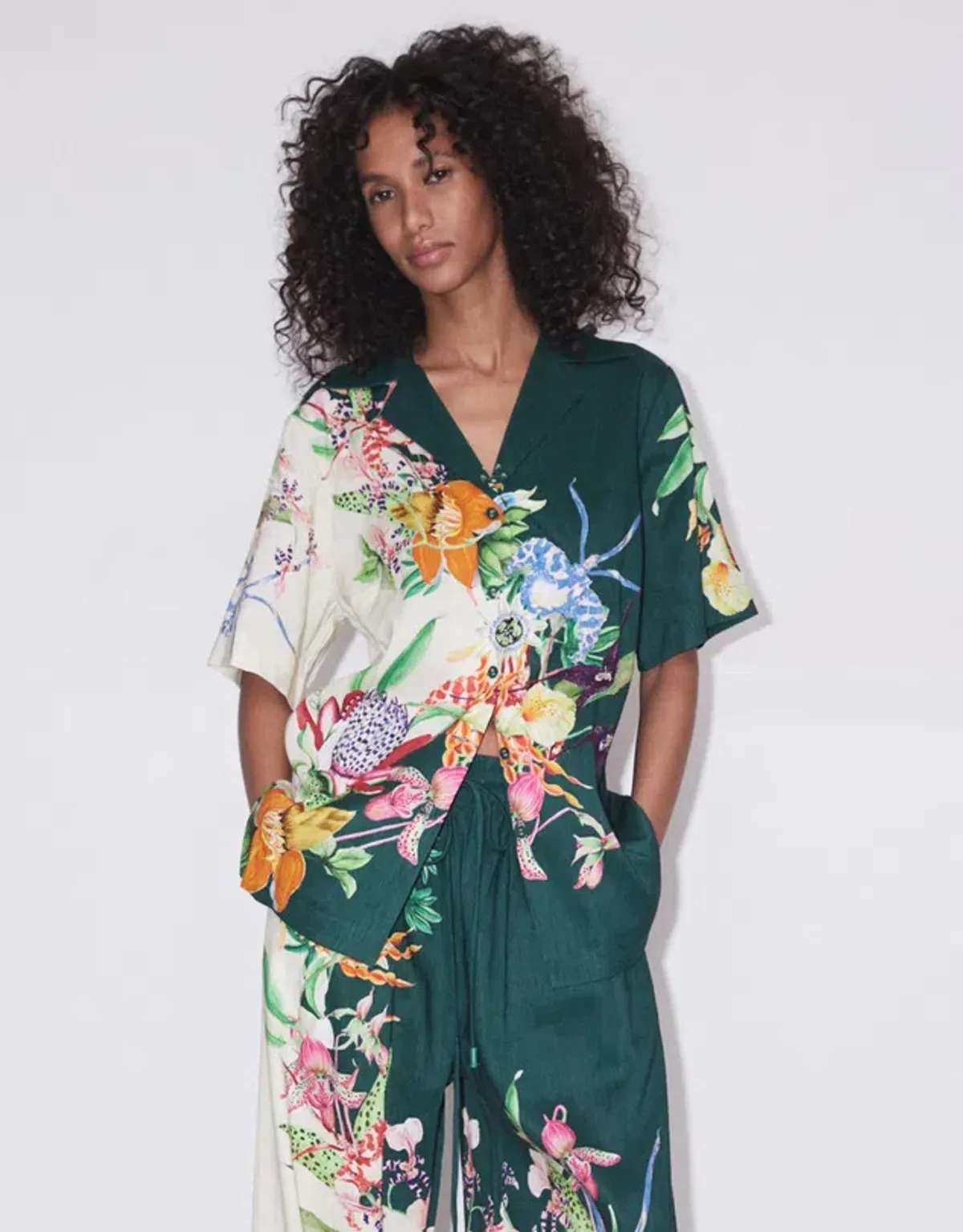 Alemais Aggie Shirt and Pants Set Floral Size 6 - Image 6