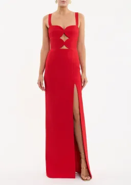 Rebecca Vallance Karina Gown in Red Size 6 for rent on The Volte - image 1
