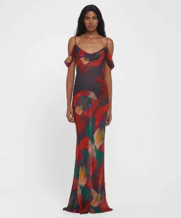 RAT & BOA Adriana Dress Abstract Floral Size 4 for rent on The Volte - image 1
