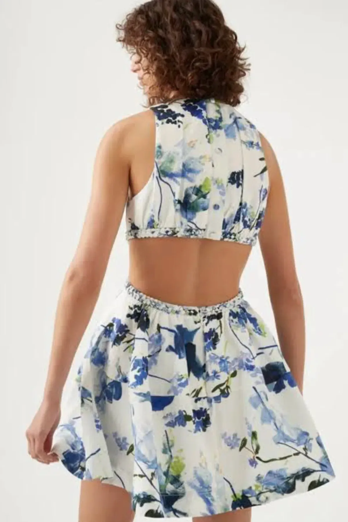 Aje Voyage Braided Cut Out Mini Dress - Image 2