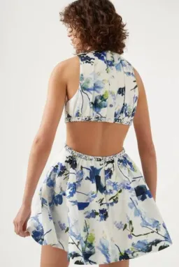 Aje Voyage Braided Cut Out Mini Dress for rent on The Volte - image 2