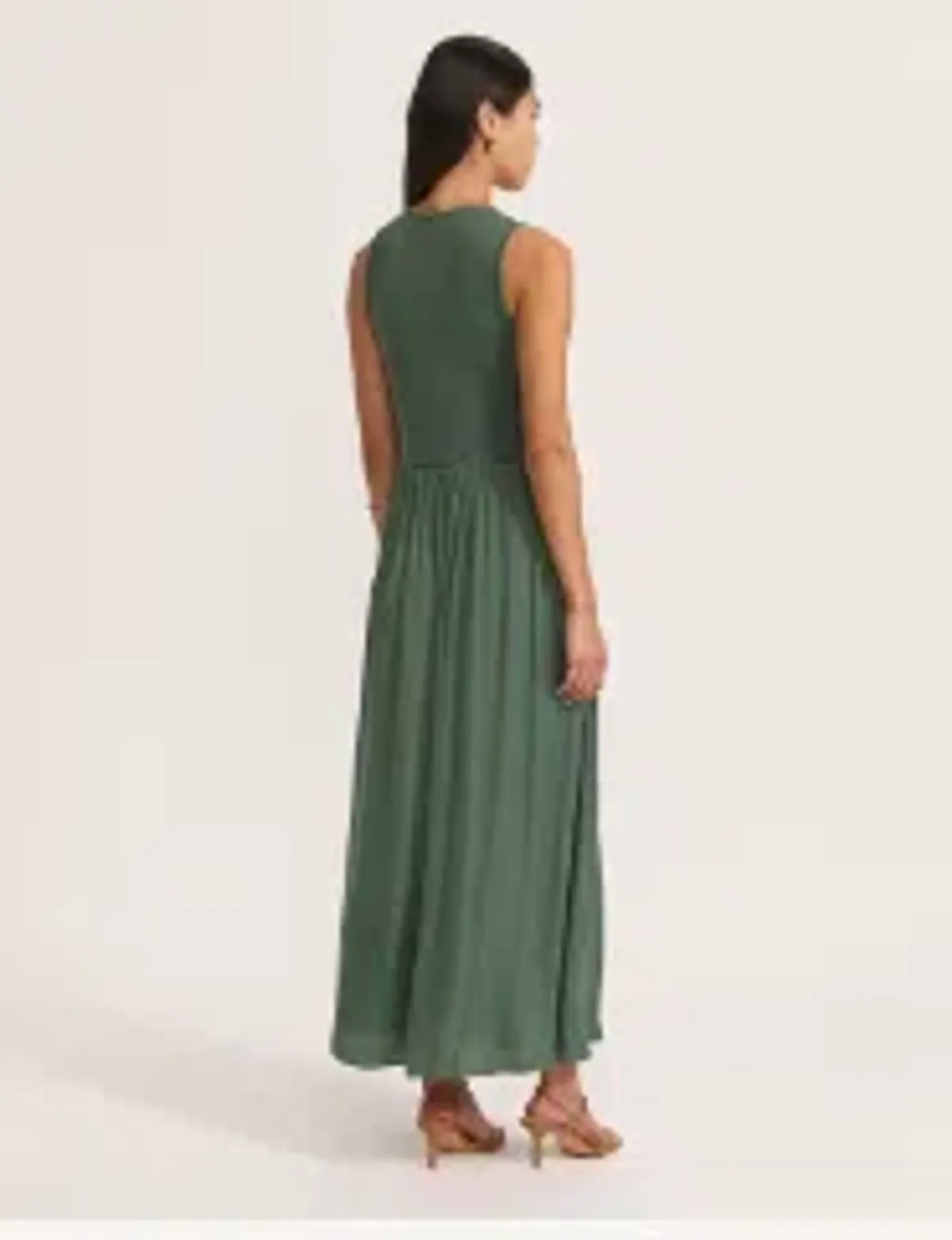 Saba Lillian Mixed Media Maxi Dress - Image 2