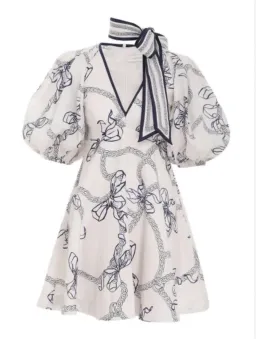 Zimmermann Bows Day Dress Mini Size 2 for rent on The Volte - image 1