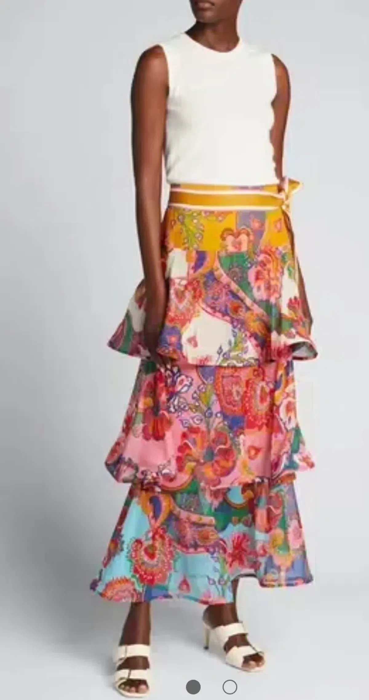 Zimmermann Lovestruck Tiered Maxi Skirt Size 12/2 - Image 2