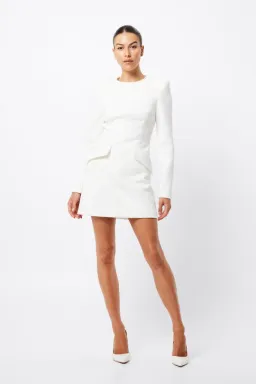 Mossman Paralle Dress White Size 8 for rent on The Volte - image 1