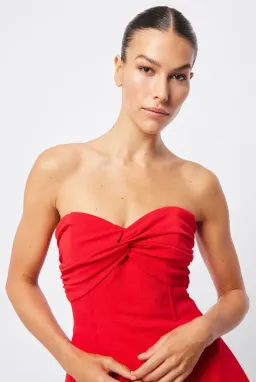 Mossman The Bitter Mini Dress Red Size 12 for rent on The Volte - image 4