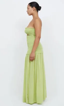 Bec & Bridge Solstice Strapless Maxi Dress Lime Size 6 for rent on The Volte - image 2