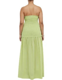 Bec & Bridge Solstice Strapless Maxi Dress Lime Size 6 for rent on The Volte - image 3