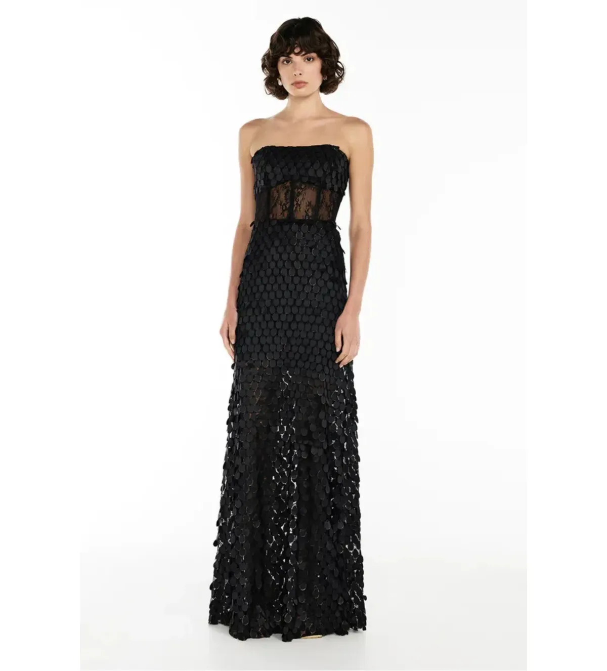 Manning Cartell Supreme Extreme Strapless Gown Black Size AU 6 - Image 1