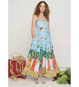 Alemais All Aboard Sundress Print Size AU 12 for rent on The Volte - image 1