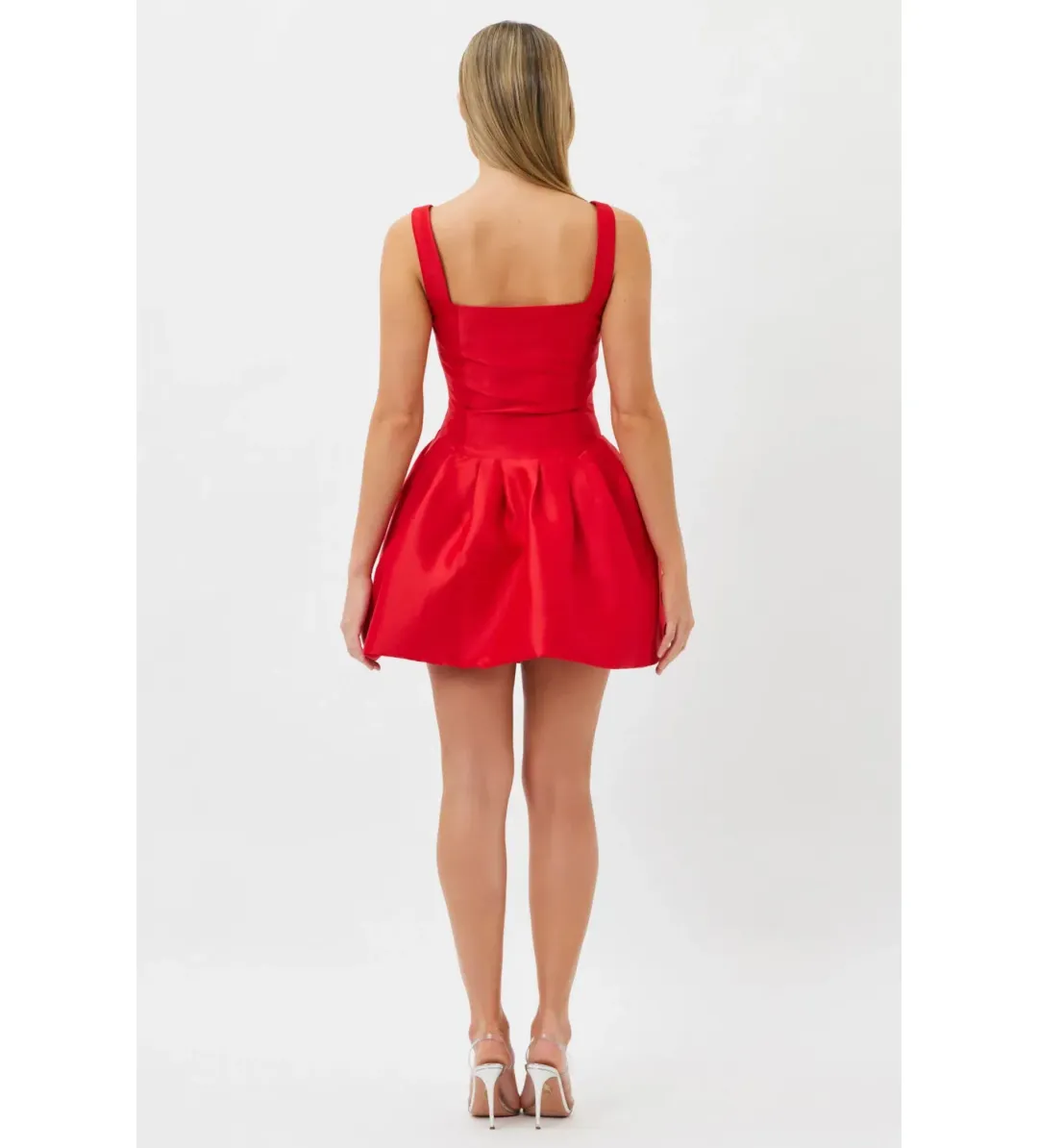 Bianca & Bridgett Alba Mini Dress Red Size AU 12 for rent on The Volte - main image