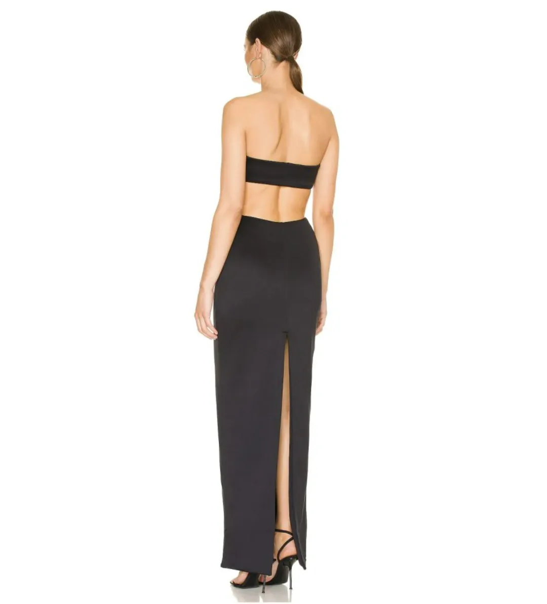 Natalie Rolt Carmen Gown Black Size AU 10 for rent on The Volte - main image