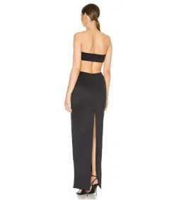Natalie Rolt Carmen Gown Black Size AU 10 for rent on The Volte - image 3