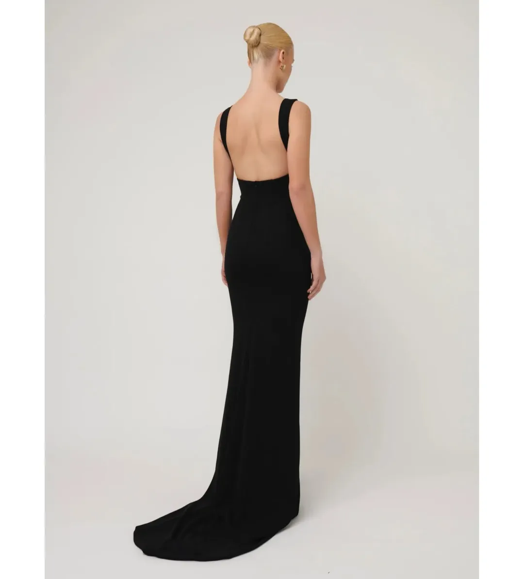Effie Kats Greta Gown Black Size M / AU 10 for rent on The Volte - main image