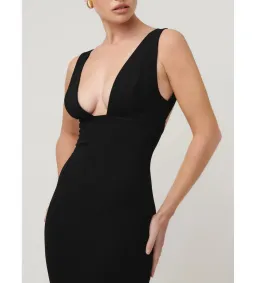 Effie Kats Greta Gown Black Size M / AU 10 for rent on The Volte - image 2