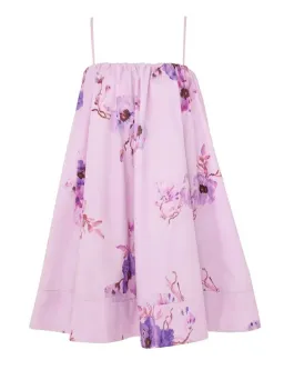 Zimmermann Lightburst Puff Mini Dress in Purple Floral Size 2 / AU 6 for rent on The Volte - image 5