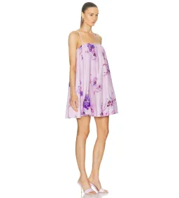 Zimmermann Lightburst Puff Mini Dress in Purple Floral Size 2 / AU 6 for rent on The Volte - image 2