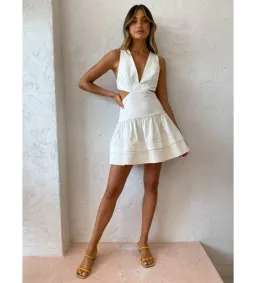 Manning Cartell Double Duty Mini Dress In White Size AU 10 for rent on The Volte - image 1