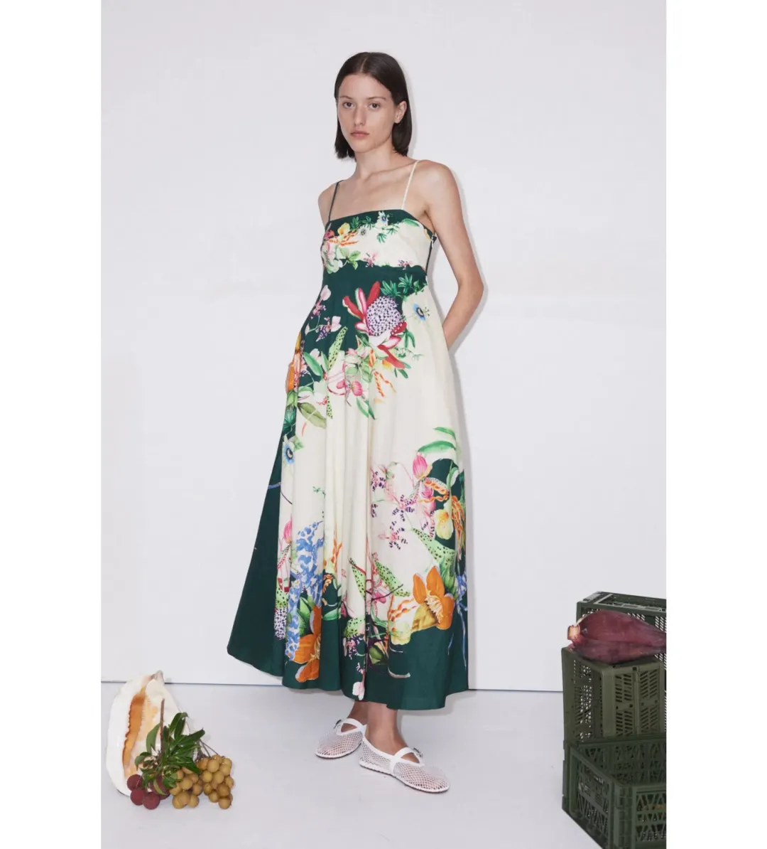 Alemais Alemais Aggie Sundress Floral Size AU 12 for rent on The Volte - main image