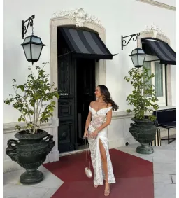 Natalie Rolt Aubrey Dress White Size AU 8 for rent on The Volte - image 2