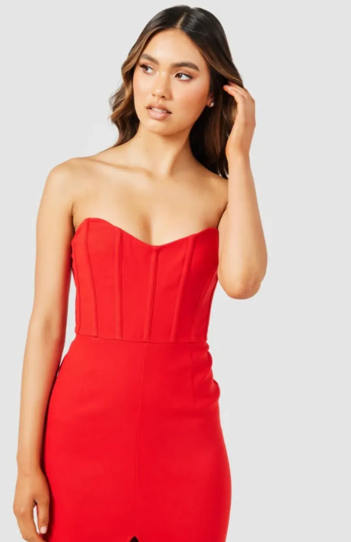 Derma Department Alexandra Gown Red Size 10 - Image 4