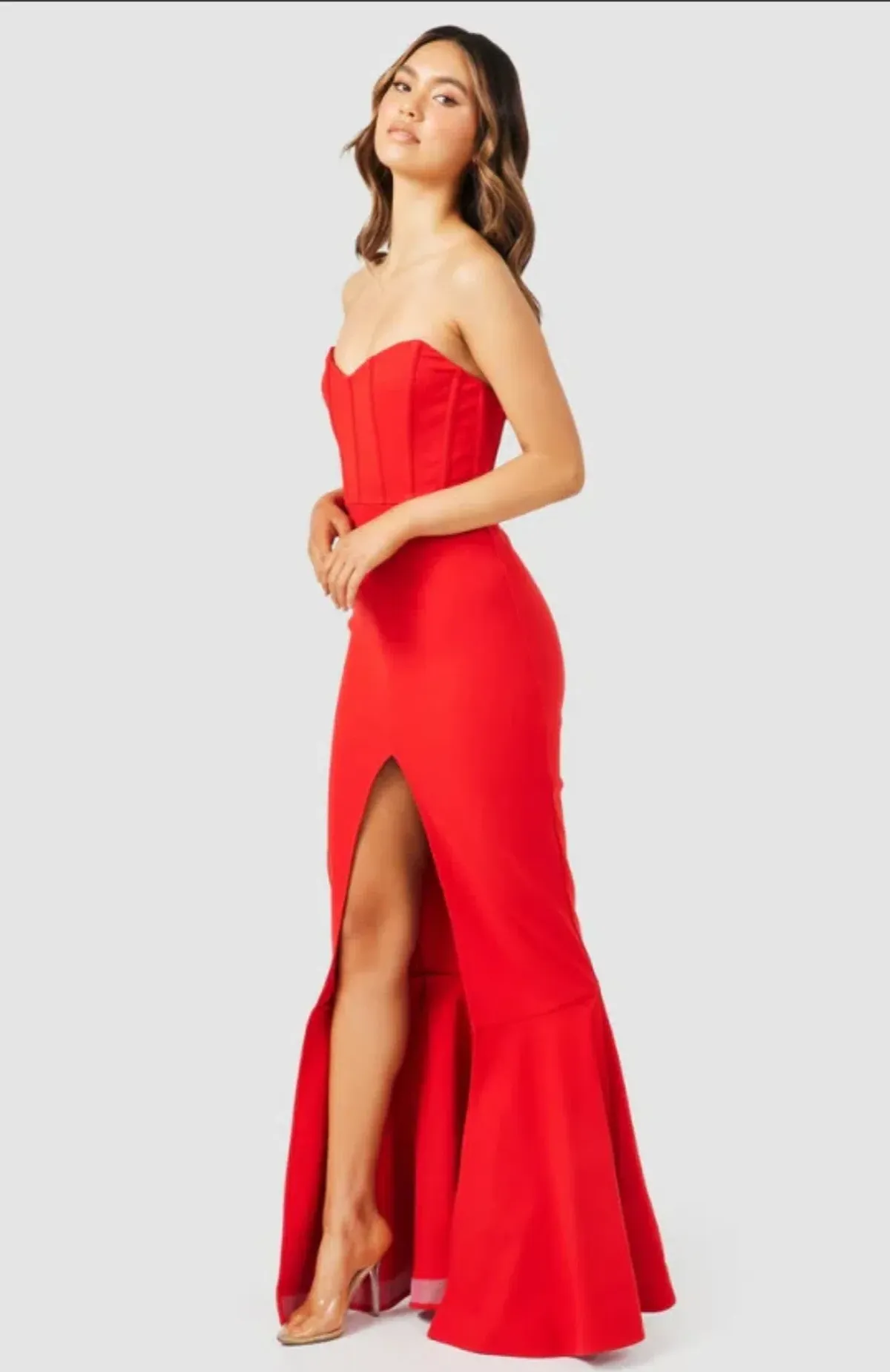 Derma Department Alexandra Gown Red Size 10 - Image 1