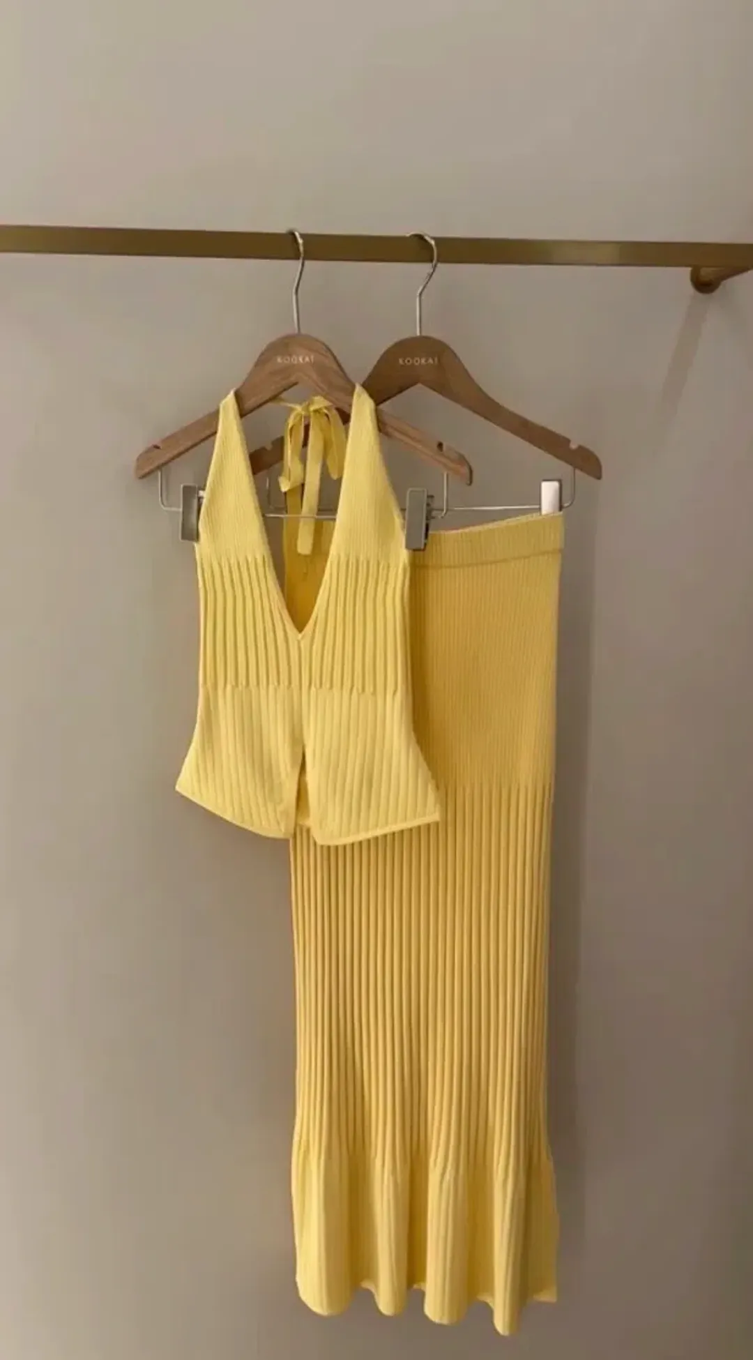 KOOKAI Serah Set Lemon Size 38/AU 10 for rent on The Volte - main image