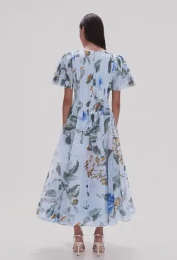 AJE Nova Pleated Midi Dress for rent on The Volte - image 3