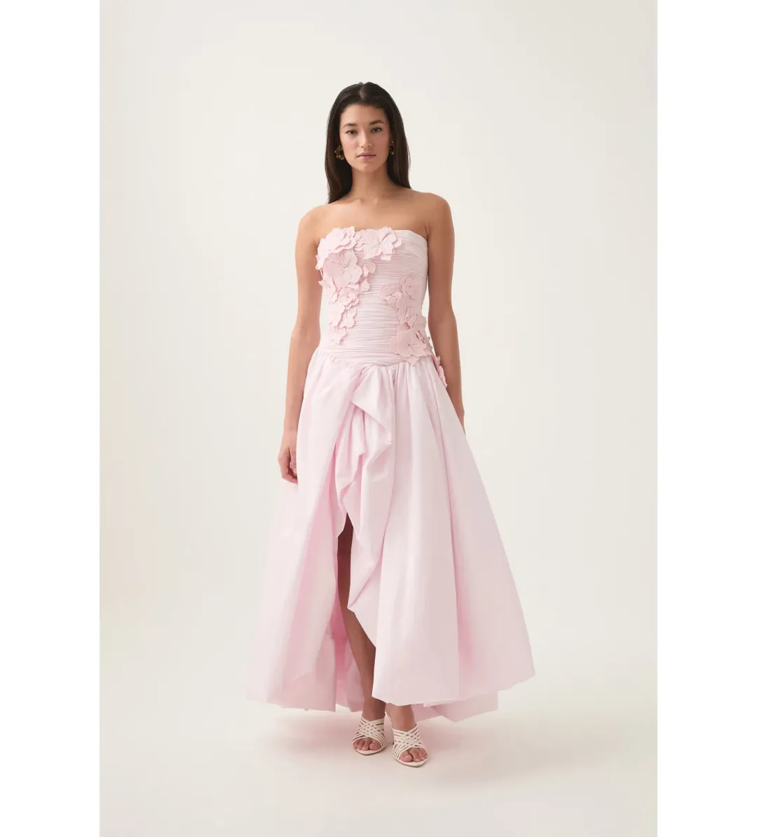 Splendour Flower Gown Pastel Pink Size 10 for rent on The Volte - main image